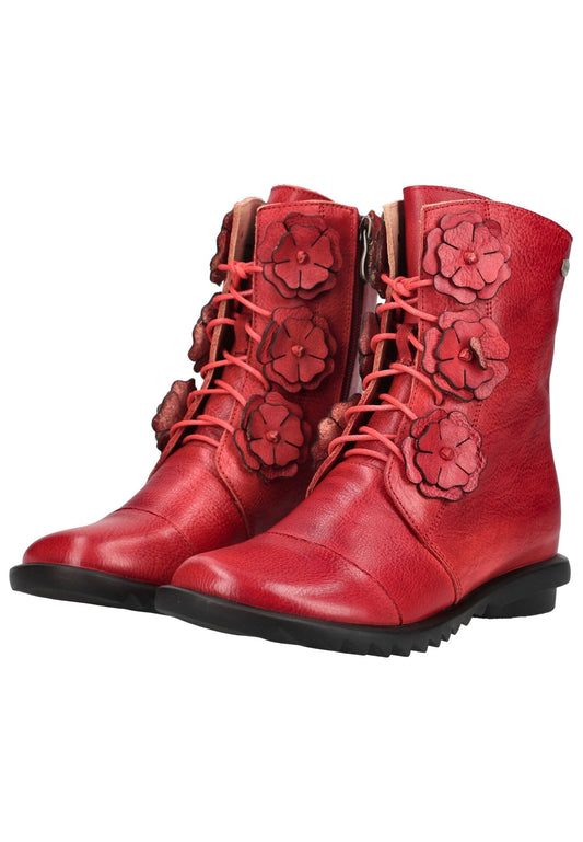 Laura Vita Stiefelette Leder Rot