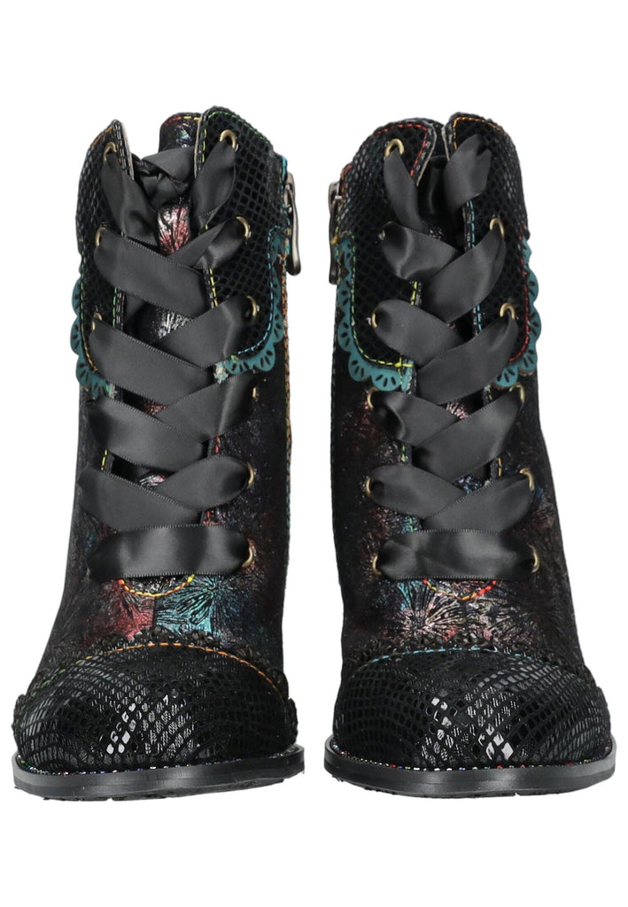 Laura Vita Stiefelette Leder Schwarz