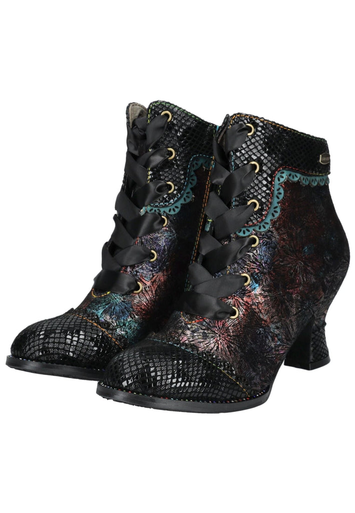 Laura Vita Stiefelette Leder Schwarz