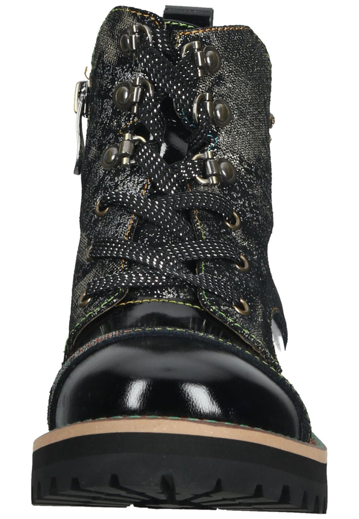 Laura Vita Stiefelette Leder Schwarz