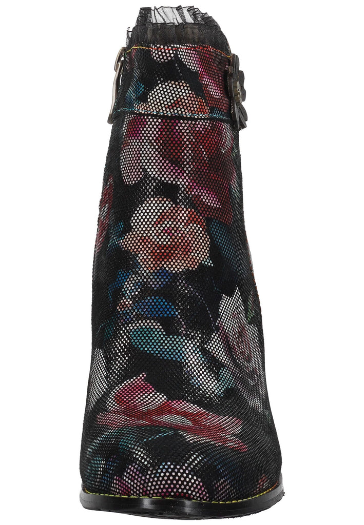 Laura Vita Stiefelette Leder Schwarz Multi Warmfutter