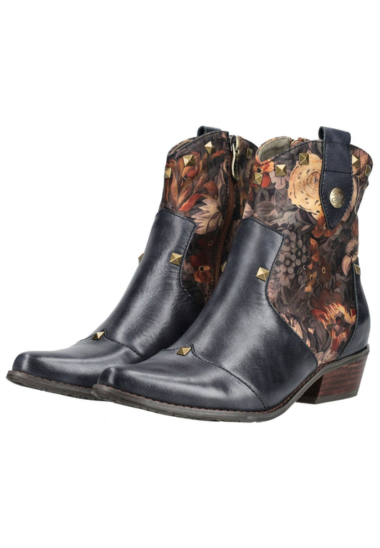 Laura Vita Stiefelette Leder/Textil Anthrazit