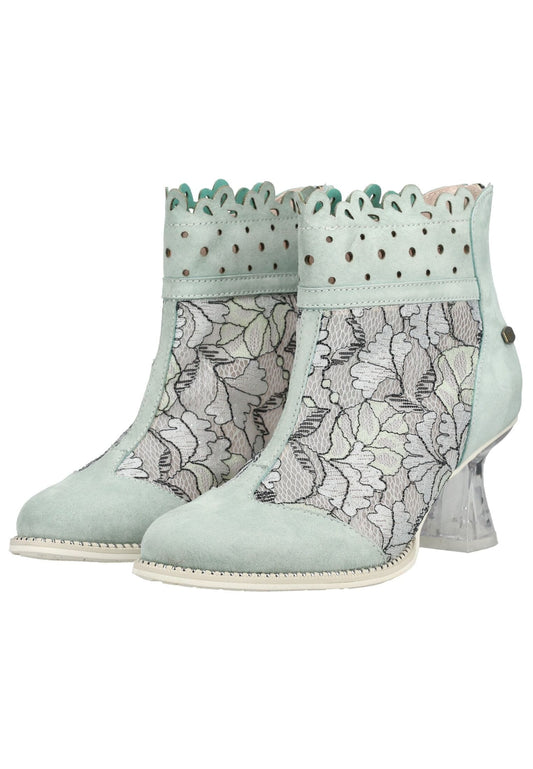 Laura Vita Stiefelette Leder/Textil Blau