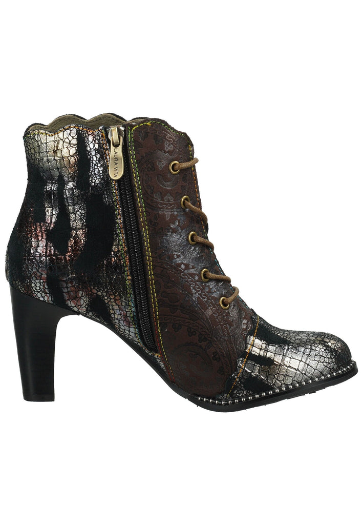 Laura Vita Stiefelette Leder/Textil Bronze