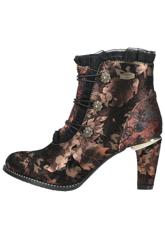 Laura Vita Stiefelette Leder/Textil Bronze