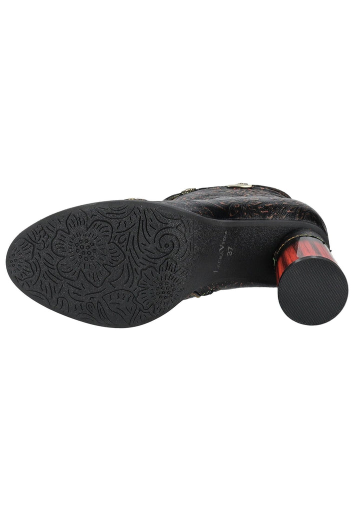 Laura Vita Stiefelette Leder/Textil Cafe