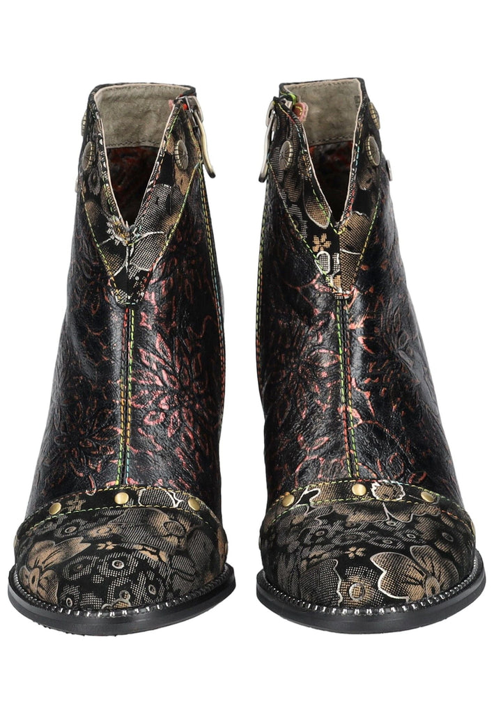 Laura Vita Stiefelette Leder/Textil Cafe