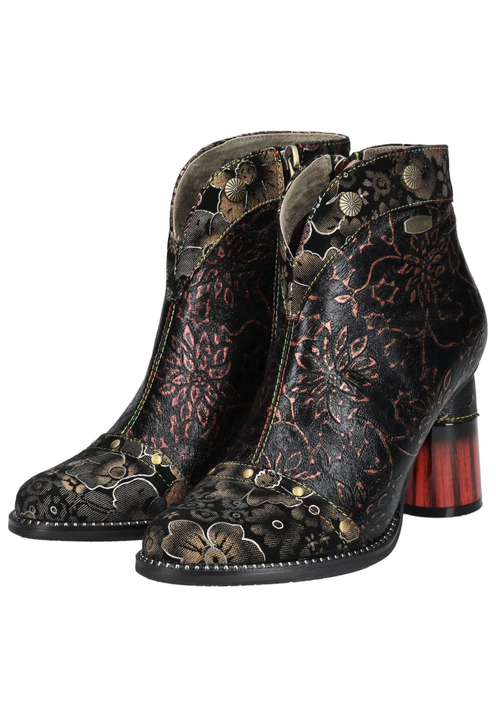 Laura Vita Stiefelette Leder/Textil Cafe