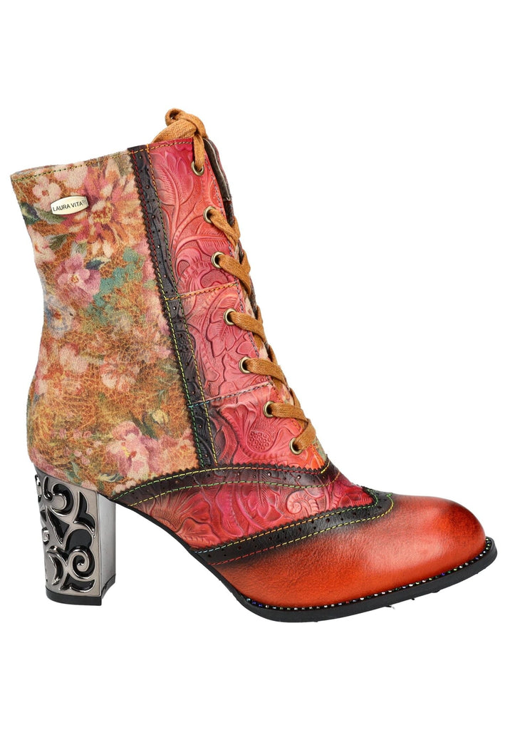 Laura Vita Stiefelette Leder/Textil Camel