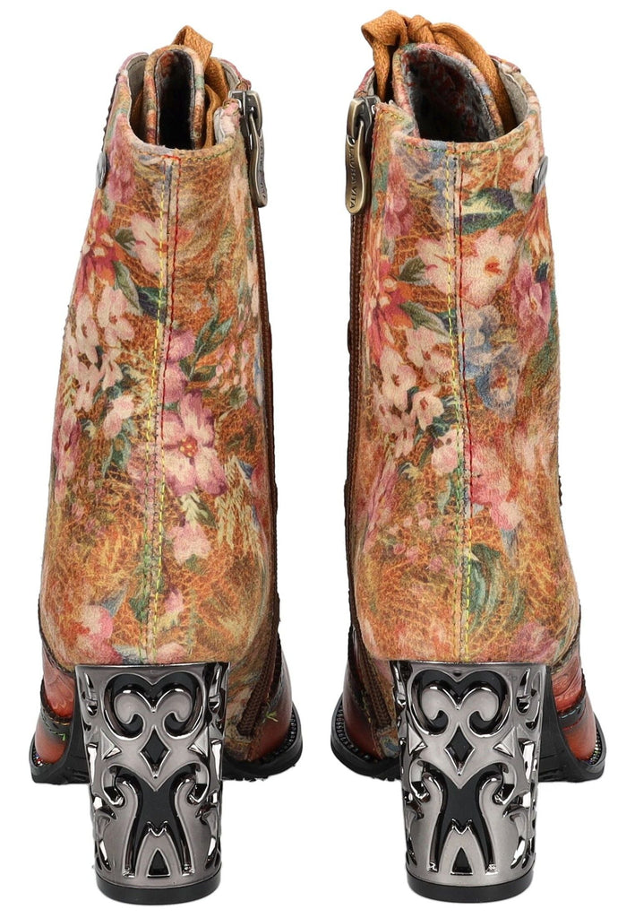 Laura Vita Stiefelette Leder/Textil Camel