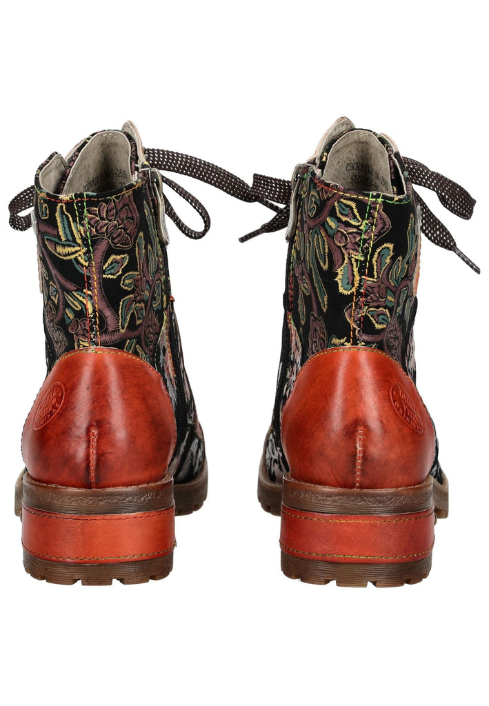 Laura Vita Stiefelette Leder/Textil Orange