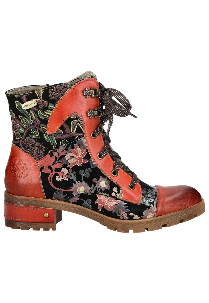 Laura Vita Stiefelette Leder/Textil Orange