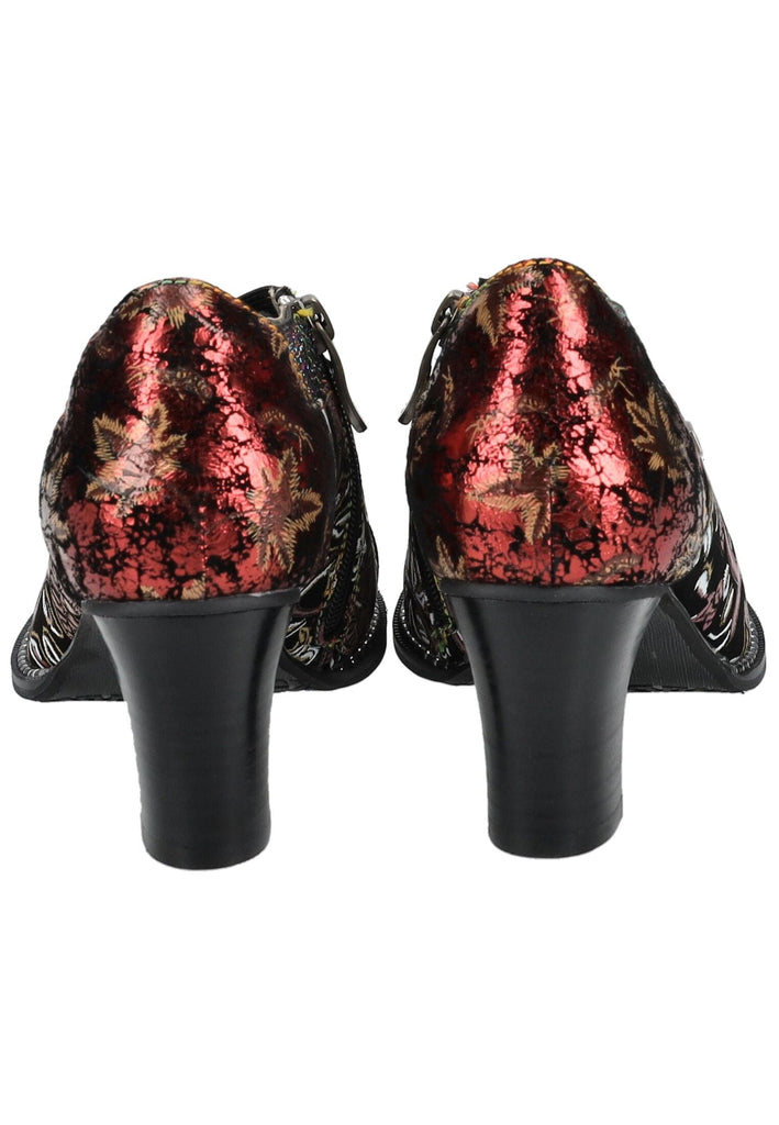 Laura Vita Stiefelette Leder/Textil Rot