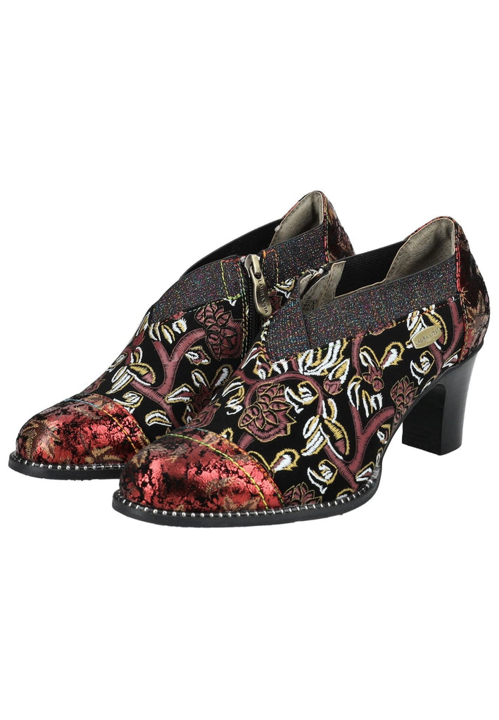 Laura Vita Stiefelette Leder/Textil Rot