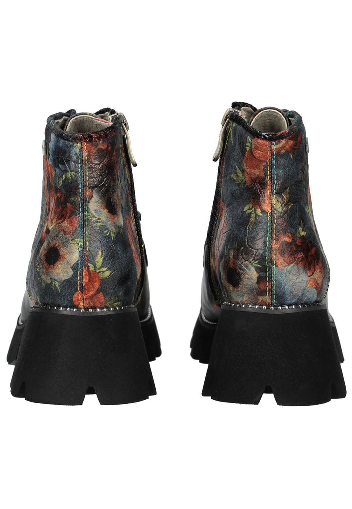 Laura Vita Stiefelette Leder/Textil Schwarz