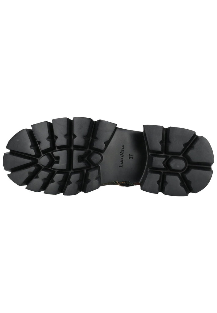 Laura Vita Stiefelette Leder/Textil Schwarz