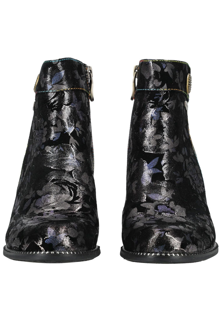 Laura Vita Stiefelette Leder/Textil Schwarz