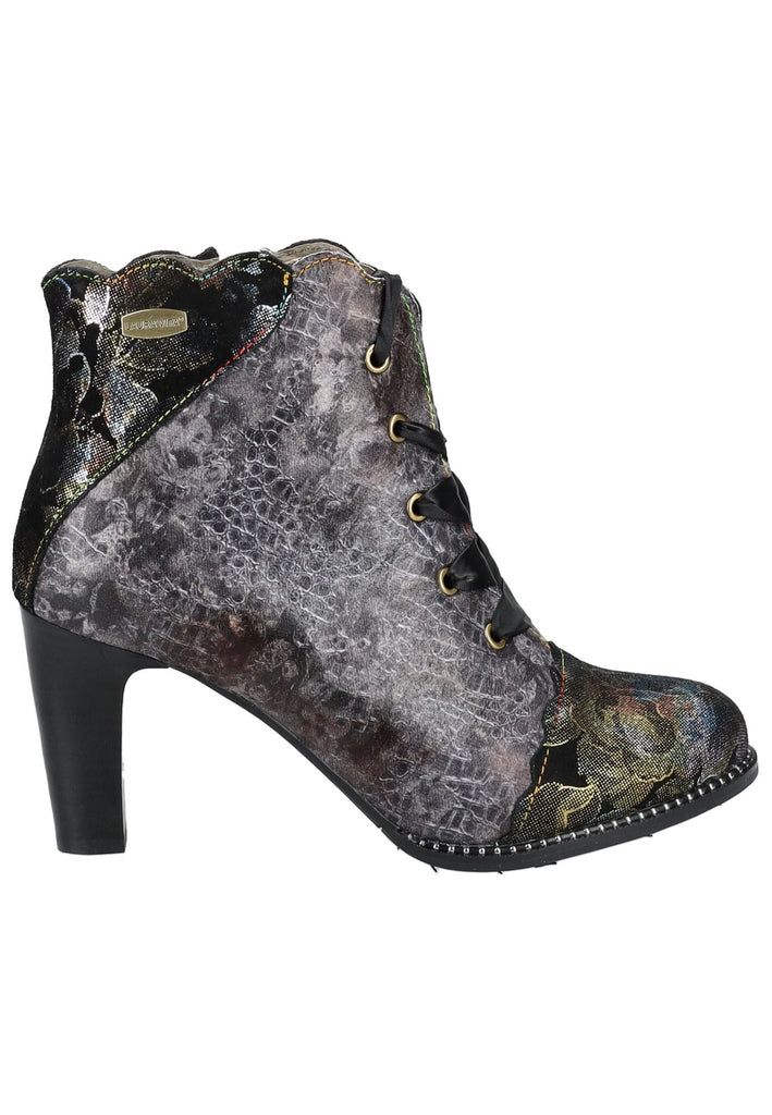 Laura Vita Stiefelette Leder/Textil Schwarz