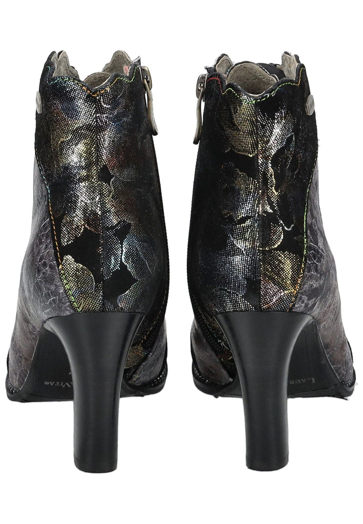 Laura Vita Stiefelette Leder/Textil Schwarz