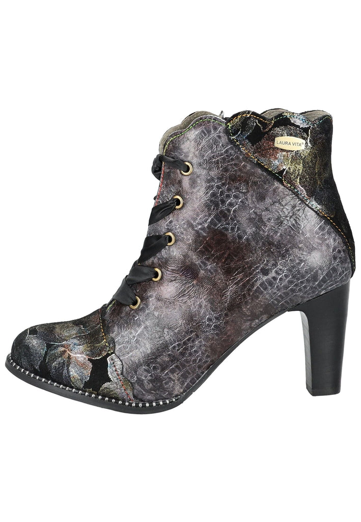 Laura Vita Stiefelette Leder/Textil Schwarz