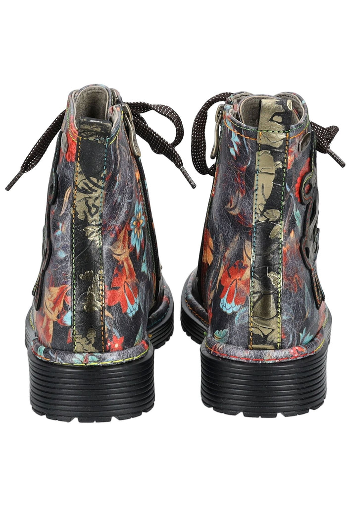 Laura Vita Stiefelette Leder/Textil Schwarz