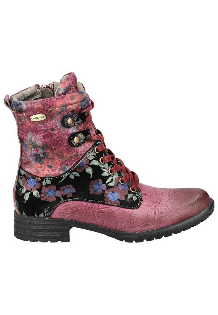 Laura Vita Stiefelette Leder/Textil Violett