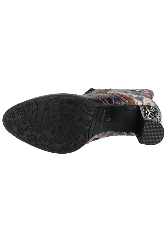 Laura Vita Stiefelette Leder/Textil Violett