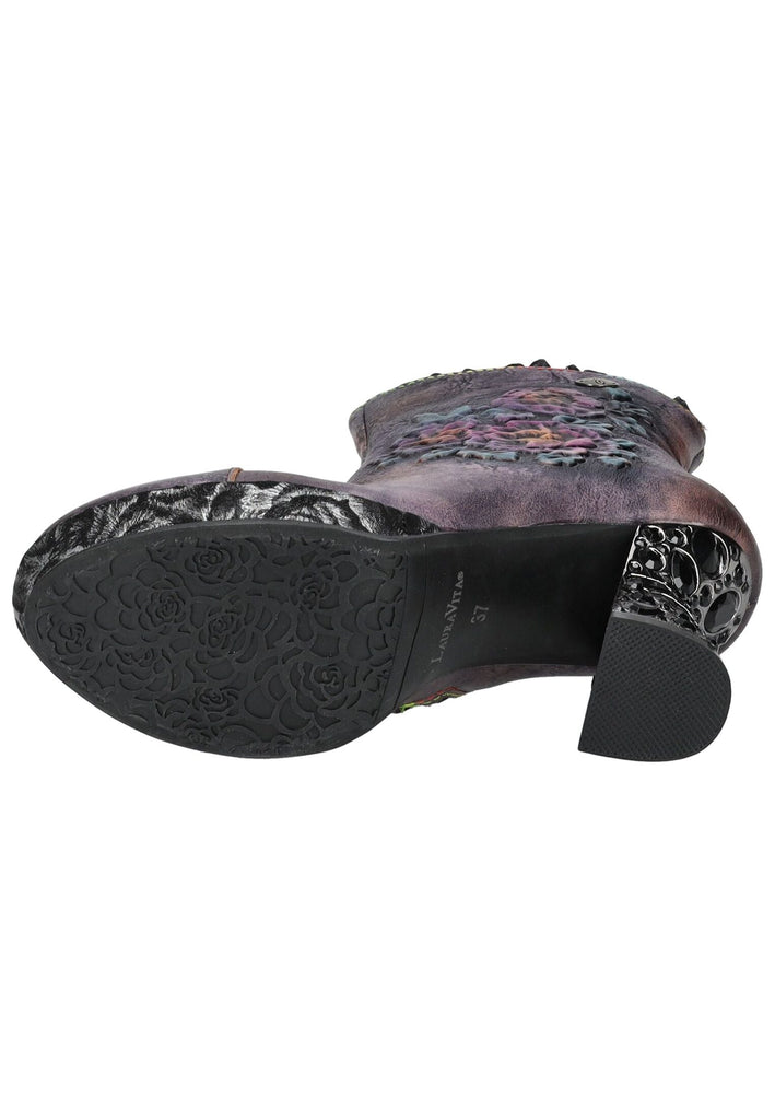 Laura Vita Stiefelette Leder Violett