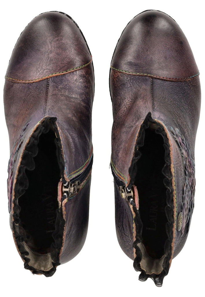 Laura Vita Stiefelette Leder Violett