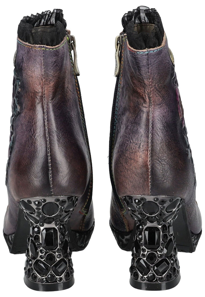 Laura Vita Stiefelette Leder Violett