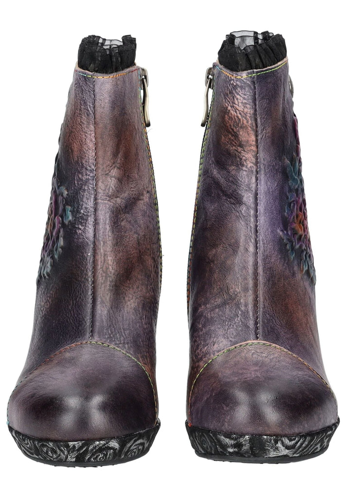 Laura Vita Stiefelette Leder Violett