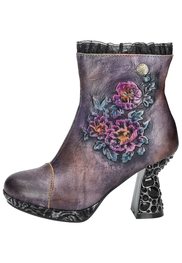 Laura Vita Stiefelette Leder Violett
