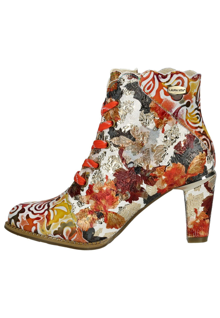 Stiefeletten Laura Vita Stiefelette Leder Orange