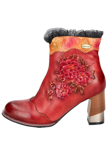 Stiefeletten Laura Vita Stiefelette Leder Rot