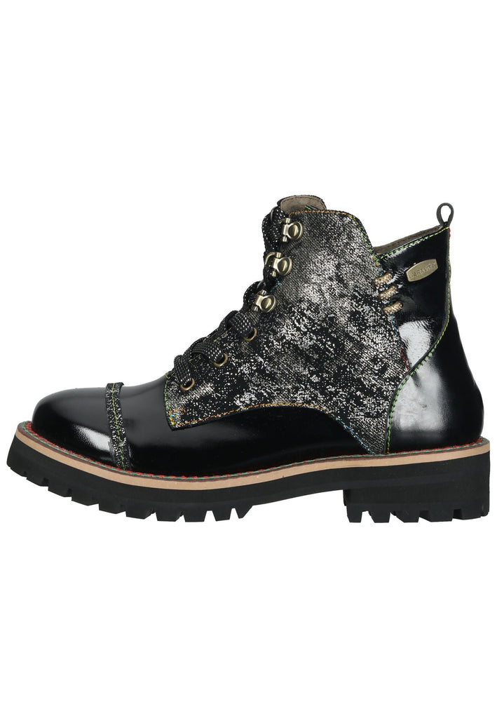 Stiefeletten Laura Vita Stiefelette Leder Schwarz