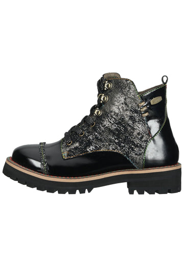 Stiefeletten Laura Vita Stiefelette Leder Schwarz