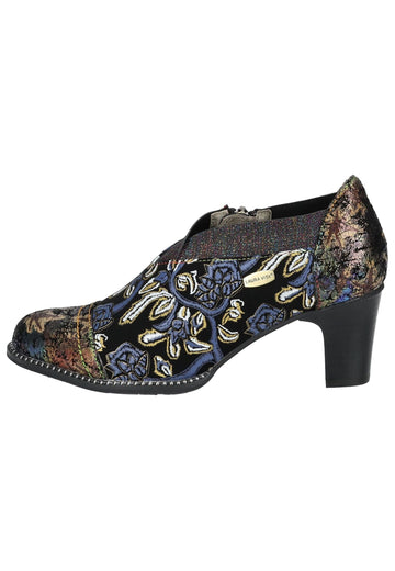 Stiefeletten Laura Vita Stiefelette Leder/Textil Cafe