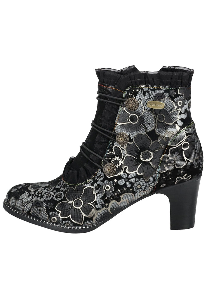 Stiefeletten Laura Vita Stiefelette Leder/Textil Schwarz