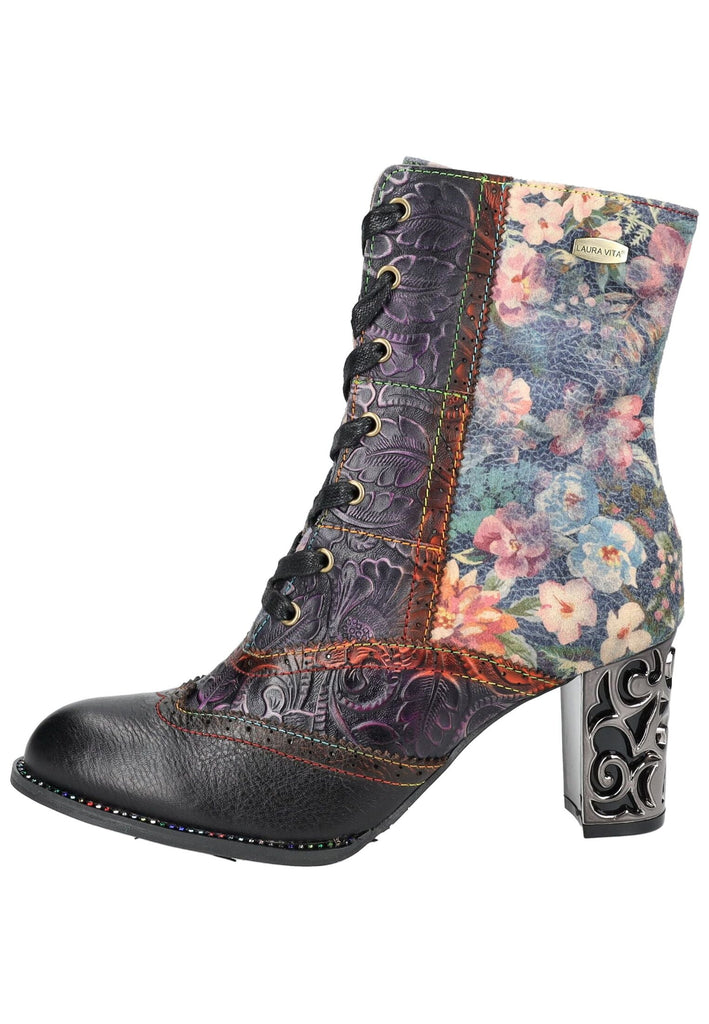 Stiefeletten Laura Vita Stiefelette Leder/Textil Violett