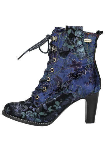 Stiefeletten Laura Vita Stiefelette Veloursleder/Textil Dunkelblau