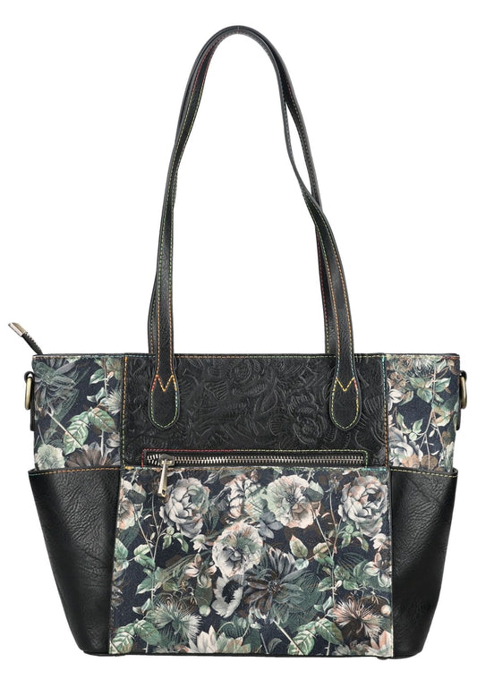Laura Vita Taschen Lederimitat/Textil Schwarz