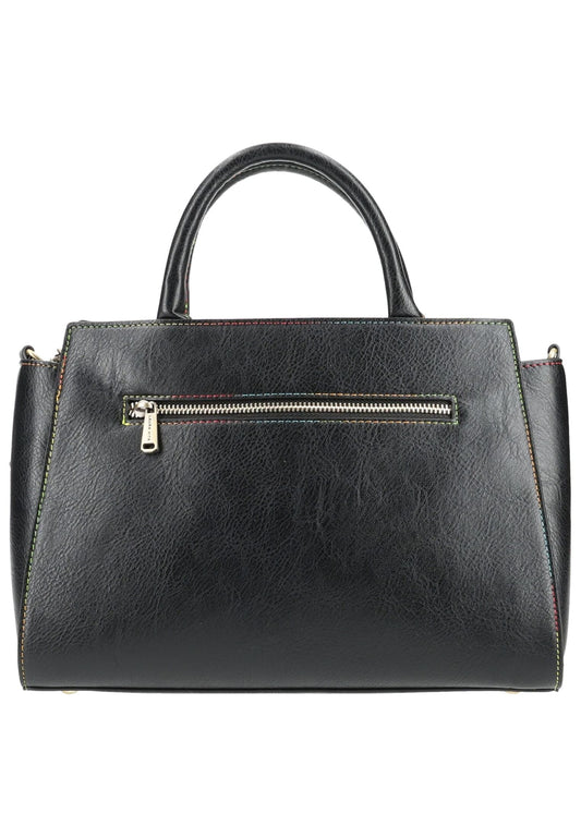 Laura Vita Taschen Lederimitat/Textil Schwarz