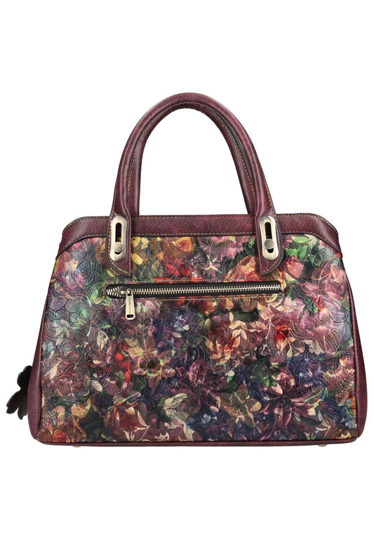 Laura Vita Taschen Lederimitat/Textil Weinrot