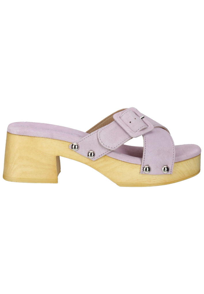 Lazamani Clogs Leder Lilac