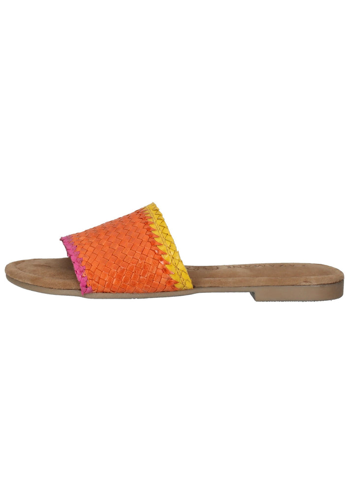 Pantoletten Lazamani Pantoletten Leder Orange