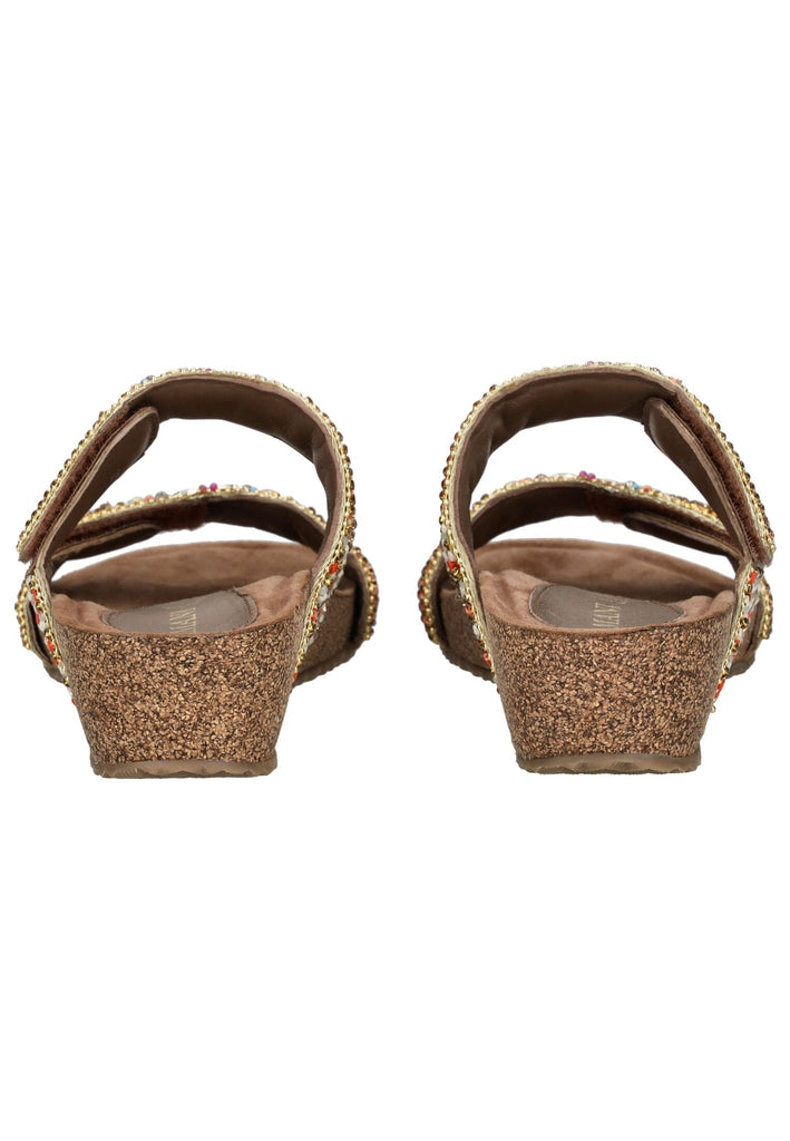 Lazamani Pantoletten Leder Multi