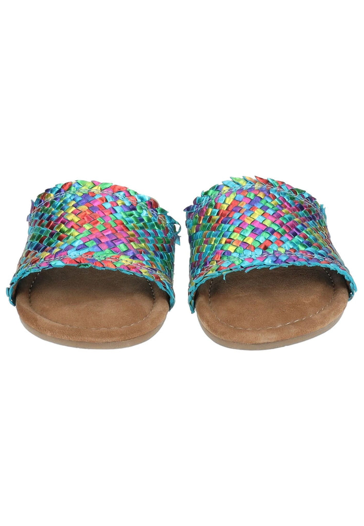 Lazamani Pantoletten Leder Multi