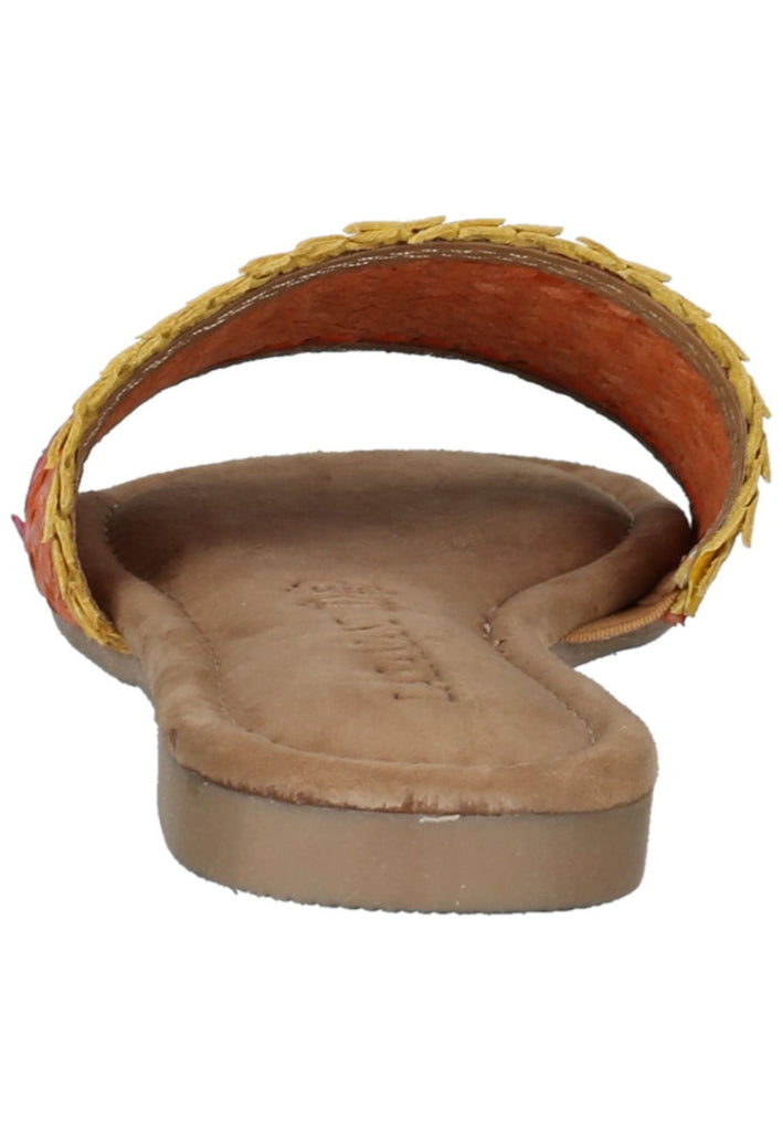 Lazamani Pantoletten Leder Orange