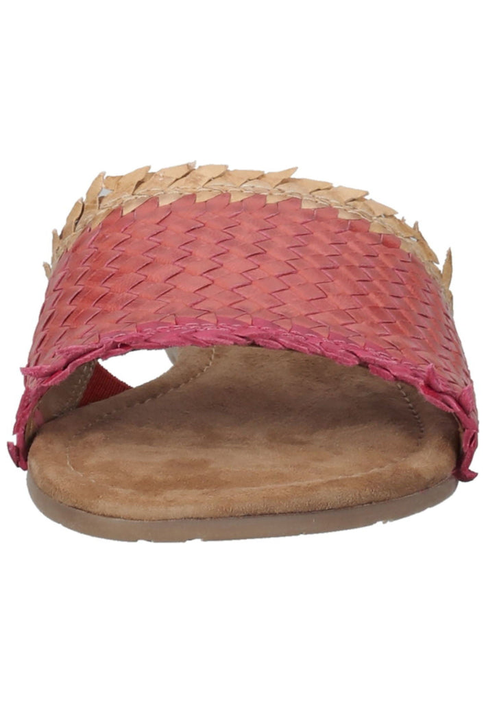 Lazamani Pantoletten Leder Pink