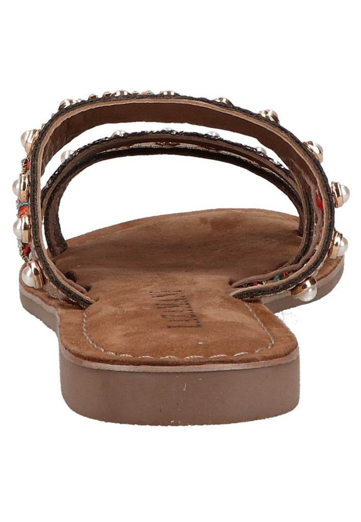 Lazamani Pantoletten Textil Copper